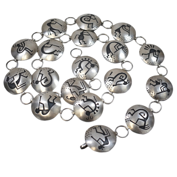 29764 CONCHO BELT: SS 18 PC Kokopelli