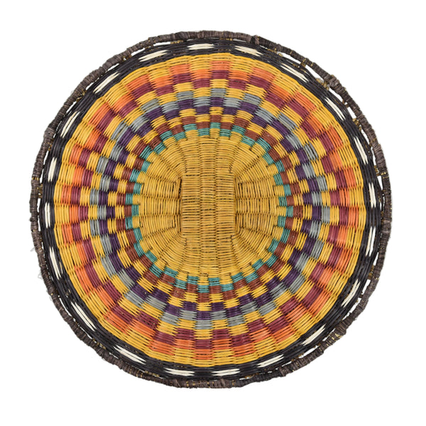 31045 BASKET: Hopi Wicker Plaque, Debra Kukuma