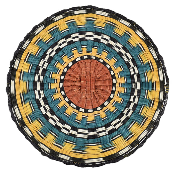 31046 BASKET: Hopi Wicker Plaque, Debra Kukuma