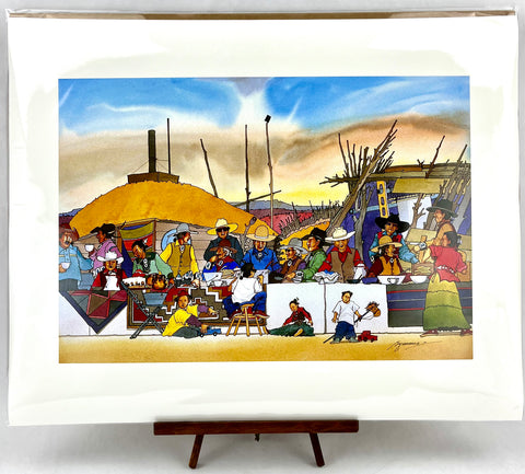 "The Wedding" Print by Baje Whitethorne, Sr.