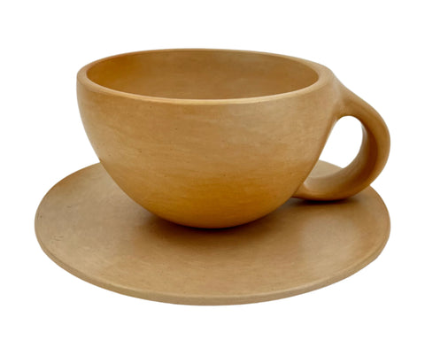 Pottery Cup & Saucer
