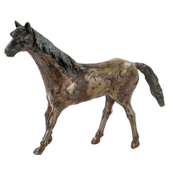 Small Bronze Horse Sculpture