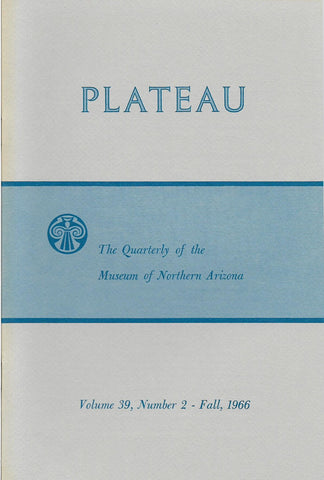 Plateau 39-2 Fall 1966