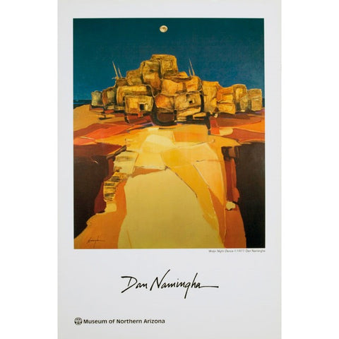 "Walpi Night Dance" by Dan Namingha Poster
