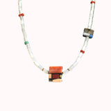 29127 NECK: MOP/MultiStone, Mosaic Box C Reano