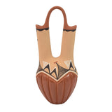 29588 POTTERY: Tall Buff/Red W V, Pauline Romero
