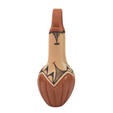 29588 POTTERY: Tall Buff/Red W V, Pauline Romero
