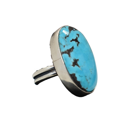 30208 RING: SS Single Bisbee Stone, (EMT)