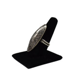 Sterling Silver Textured Dome Ring