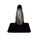 Sterling Silver Textured Dome Ring
