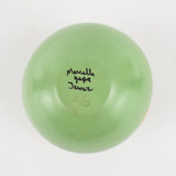 30600 POTTERY: Nat Green Etched Vine Marcella Yepa
