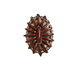 30989 RING: Coral Needle Point, Carla Laconsello