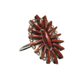 30989 RING: Coral Needle Point, Carla Laconsello