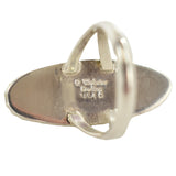 30990 RING: SS Turquoise Oval, Cathy Webster, Dine
