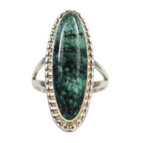 30990 RING: SS Turquoise Oval, Cathy Webster, Dine
