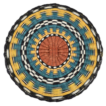 31046 BASKET: Hopi Wicker Plaque, Debra Kukuma
