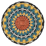 31046 BASKET: Hopi Wicker Plaque, Debra Kukuma
