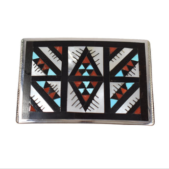 Multi-Stone Inlay Buckle