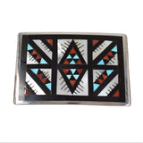 Multi-Stone Inlay Buckle