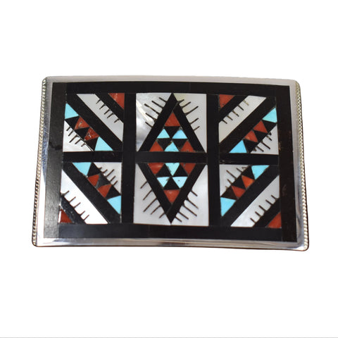Multi-Stone Inlay Buckle