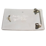31409 BUCKLE: Multi Stone Inlay, L & L Othole
