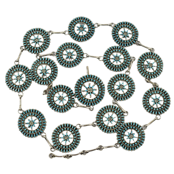 Zuni Petit Point Concho Belt – Museum of Northern Arizona Shop