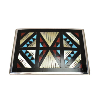 CHA387 BUCKLE: Multi-Stone, L & L Othole