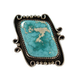 CONDON 261 RING: SS Turquoise
