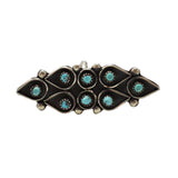 CONDON 269 RING: SS Turquoise Dots
