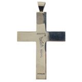 CRP242 PEND: SS O/L Cross, Turq. Stone, Sekakuku