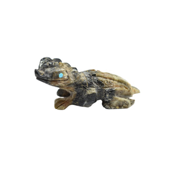 Picasso Marble Horned Toad Carving