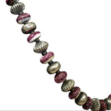 Rolled Purple Spiny Necklace
