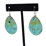 Turquoise Slab Earrings