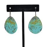 Turquoise Slab Earrings