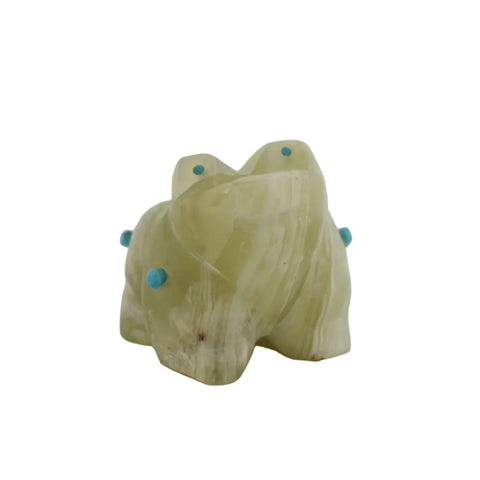 Alabaster Frog Carving