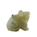 Alabaster Frog Carving