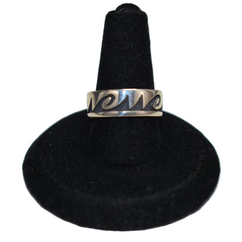 Sterling Silver Overlay Water Ring