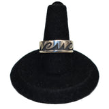 Sterling Silver Overlay Water Ring