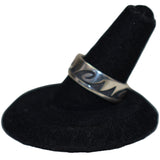 Sterling Silver Overlay Water Ring
