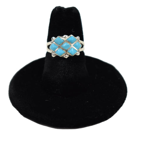 Diamond Shaped Stones Ring
