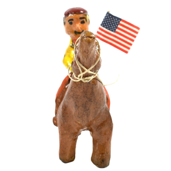 Navajo Code Talker on Horse