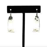 Sterling Silver Stamped Dangle Earrings