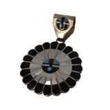 Inlay Sun Face Pendant