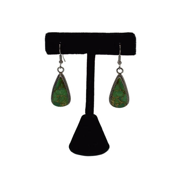 Gaspeite Dangle Earrings