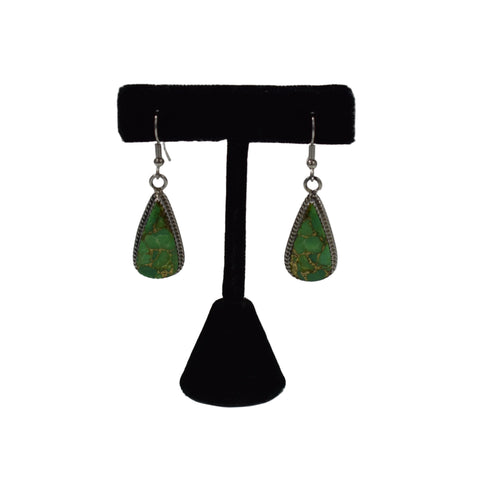 Gaspeite Dangle Earrings