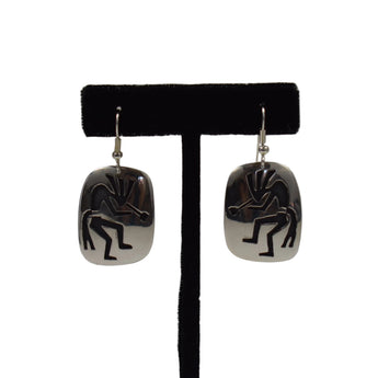 "Fluteplayer" Overlay Earrings