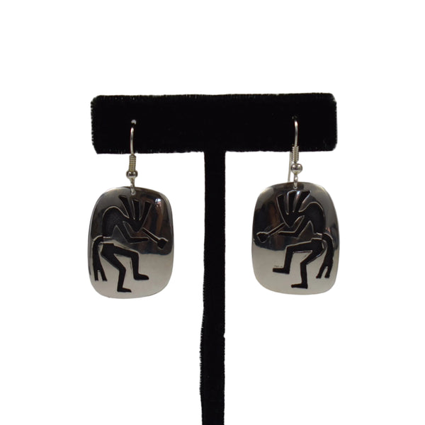 "Fluteplayer" Overlay Earrings