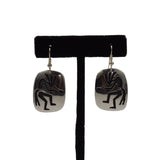 "Fluteplayer" Overlay Earrings