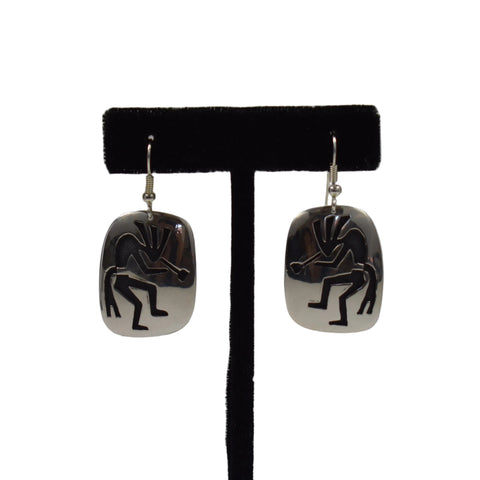 "Fluteplayer" Overlay Earrings