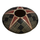 Flat Red and Black Buff Mata Ortiz Pottery